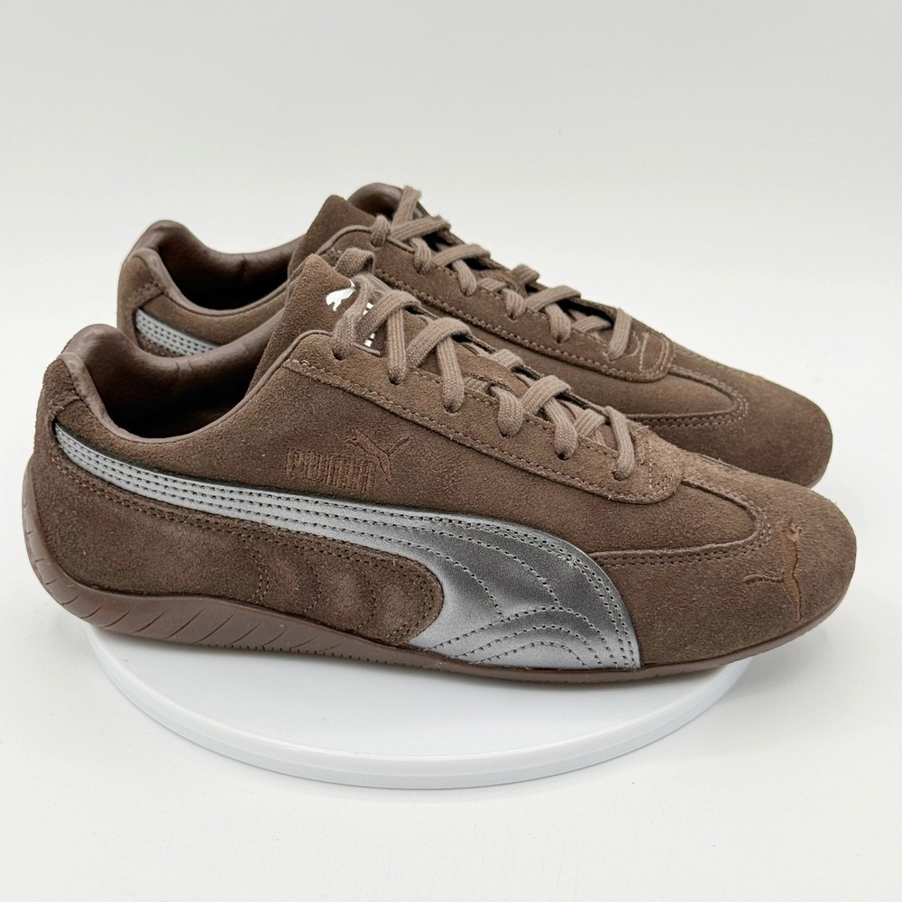 Puma Speed Cat Lux Chocolate Gum Size 10 Womens 408718, New